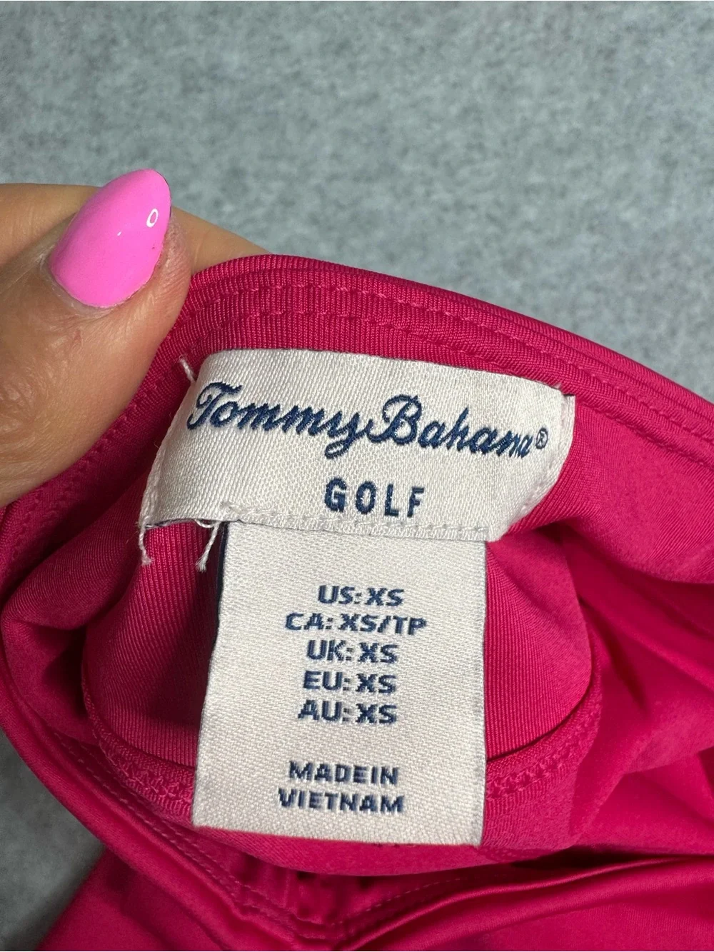 Tommy Bahama Women Pink Golf Pickleball Tennis Active Sporty Shorts XS